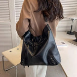 Women Tote Handbags Shoulder Bag Big Capacity Solid Shopper Bag for Girls