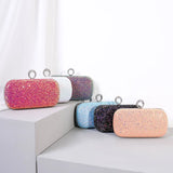 Red Diamond Evening Clutch Party Bag Chain Shoulder Bag