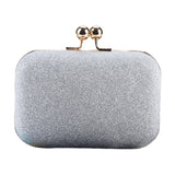 Women Bling Evening Party Handbag Wedding Ball Clutch Bag With Chain