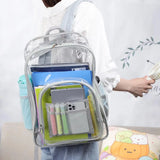 Transparent Jelly Backpack for College School Laptop Bag