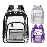 Transparent Jelly Backpack for College School Laptop Bag