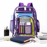Transparent Jelly Backpack for College School Laptop Bag