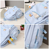 Waterproof Travel Backpacks Student College School Bag Laptop Backpack