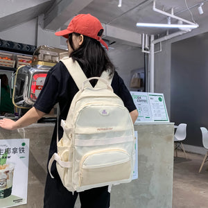 Nylon Backpack Travel Mesh Student College School Bag Laptop Book Bags