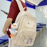 Nylon Backpack Travel Mesh Student School Bag Laptop