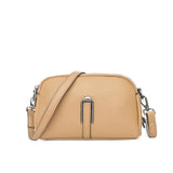 Women Leather Messenger Bags Small Shoulder Handbag Cowhide Crossbody