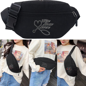 Women Breast Package Nurse Outdoor Sports Bag Canvas Pouch Korean-style Waist
