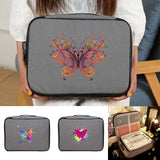 Large Cartoon Briefcase Tote for Documents with Lockbox