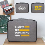 Large Travel Lockbox File Organizer Handbag