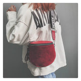 Women Bucket Bag Crossbody Bag Wide Shoulder Strap Sac A Main