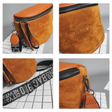 Women Bucket Bag Crossbody Bag Wide Shoulder Strap Sac A Main