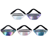 Women Holographic Fanny Pack Waist Bag for Travel