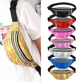 Women Laser Belt Bag Holographic Fanny Pack Waist Bag