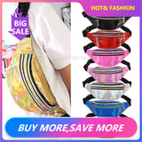 Women Laser Holographic Waist Bag Fanny Pack Phone Pouch Party Travel