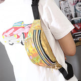 Women Laser Holographic Waist Bag Fanny Pack Phone Pouch Party Travel