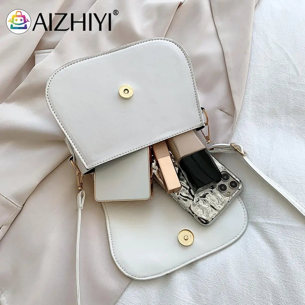 Vintage Women Butterfly Leather Shoulder Bag Solid Flap Small Handbag