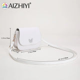 Vintage Women Butterfly Leather Shoulder Bag Solid Flap Small Handbag