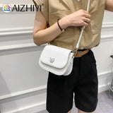 Vintage Women Butterfly Leather Shoulder Bag Solid Flap Small Handbag