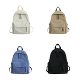 Women Canvas Backpack Large Capacity Daypack Travel Bookbag
