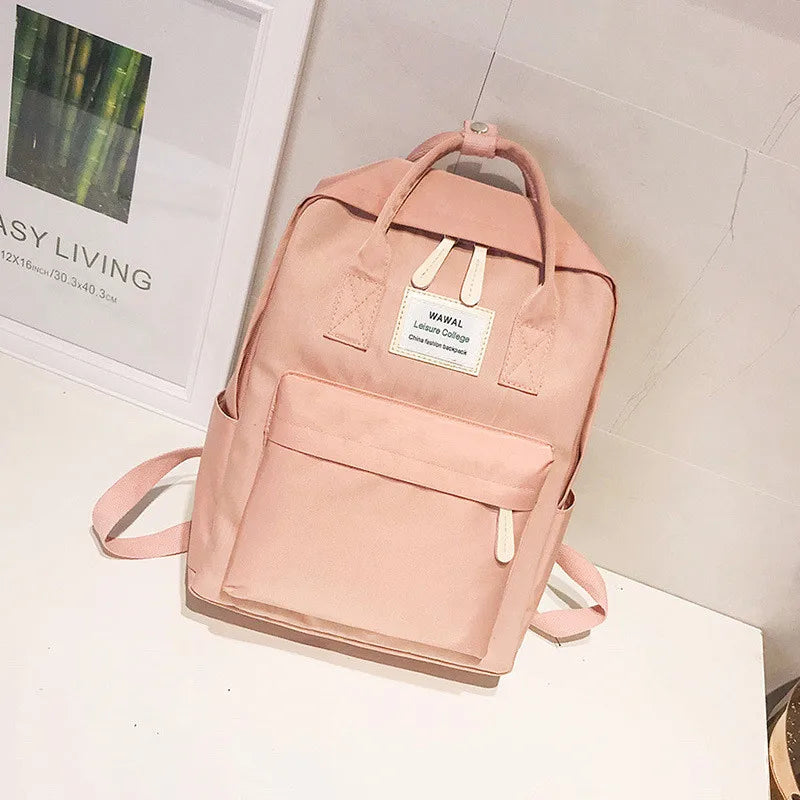 Women Canvas Backpacks Waterproof School Bags for Teenagers Girls