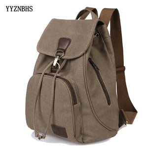 Canvas Backpacks for Women School Bags Girls Laptop Bag