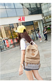 Women Canvas Backpacks School bags for Teenagers Girls Large Travel Rucksack