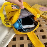 Cartoon Dinosaur Printed Mini Cross-body Shoulder Bag