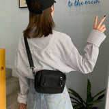 Japanese Style Girl Small Canvas Bag Crossbody Messenger Shoulder Purse
