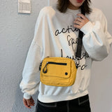 Women Canvas Bag Japan Style Small Shoulder Bags