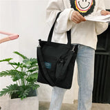 Eco-Friendly Canvas Shoulder Bag Large Reusable Shopper Tote