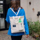 Canvas Shoulder Bag Eco Friendly Reusable Tote Shopper Large Capacity