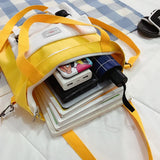 Women Canvas Bag Large Capacity Crossbody Tote