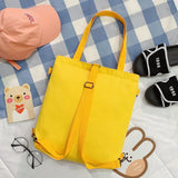 Women Canvas Bag Large Capacity Crossbody Tote
