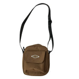 Canvas Shoulder Bag Preppy Style Travel Crossbody Purse