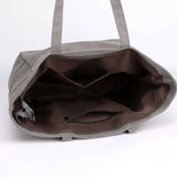 Canvas Crossbody Bag Solid Zipper Messenger Bag for Girls