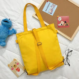 Women Canvas Bag Shoulder Japan Large Capacity Bag Student School Class Book