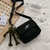 Women Canvas Bags High Capacity Handbags Girl Travel Student Shoulder Crossbody