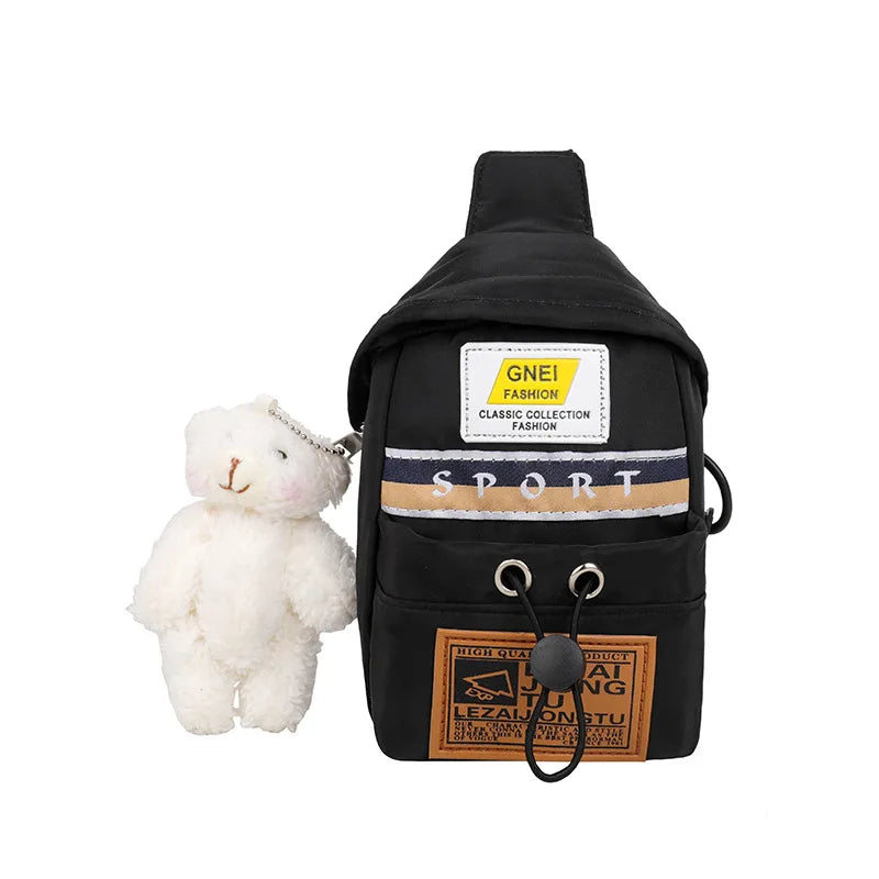 Canvas Crossbody Bag For Women MINI Small Square Messenger Envelope Phone Wallet