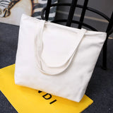 Women Canvas Shoulder Bag Cartoon Tote Hand Bag Ladies Large Capacity
