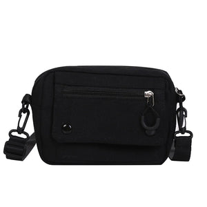 Women Canvas Flap Bag Casual Travel Mini Messenger Bag