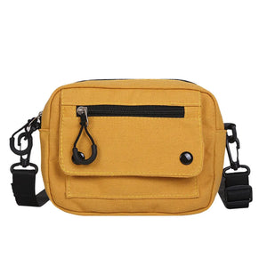 Women Canvas Flap Bag Casual Travel Mini Messenger Bag