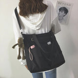 Women Canvas Handbag Shoulder Crossbody Bag Casual Tote Messenger Satchel