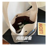 Women Canvas Handbag Underarm Shoulder Bag Ladies Casual Tote Bag