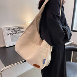 Women Canvas Handbag Underarm Shoulder Bag Ladies Casual Tote Bag