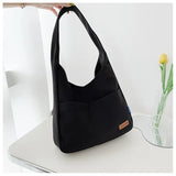 Women Canvas Handbag Underarm Shoulder Bag Ladies Casual Tote Bag