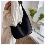 Women Canvas Handbag Underarm Shoulder Bag Ladies Casual Tote Bag