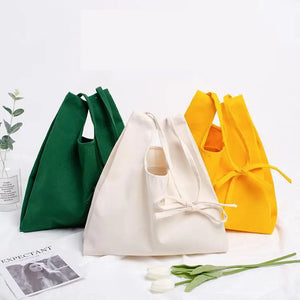 Reusable Canvas Shopping Tote Eco Shoulder Bag