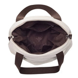 Women Canvas Large Capacity Casual Tote Bag Solid Shoulder Bag