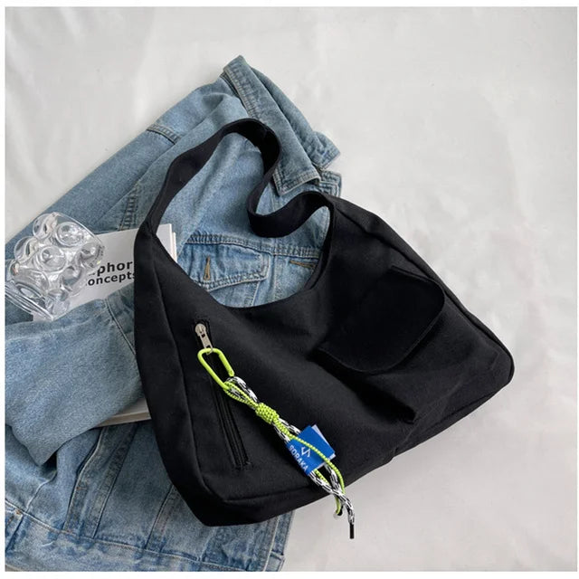 Women Canvas Shoulder Tote Bag Handbags Schoolbags Travel Bag