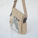 Neighbor Totoro Canvas Messenger Bag Top-handle Shoulder Sling Pack Handba